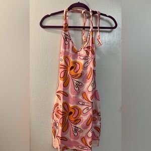 Shein floral mini dress